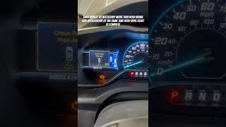 2013 Ford CMax Oil Maintenance Reminder Reset Procedure oilchange [upl. by Sonahpets]