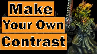 Tutorial How I make my own Contrast Paint [upl. by Bekelja]