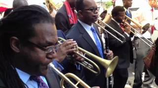 Second Line Parade in Memory of Trumpeter Abram Wilson [upl. by Ulu499]