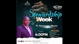 Najja75 DAY 4  21th February 2024 Stewardship Week Pr Hannington Ntuulo [upl. by Airelav]