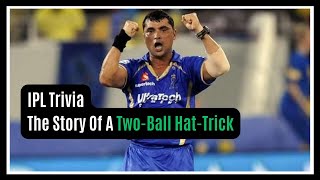 Story Of A 2Ball HatTrick In Indian Premier League  IPL Trivia [upl. by Arria]