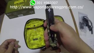 Vaporizador Herbal G Pro Grenco Science DGK Tutorial [upl. by Ingamar]