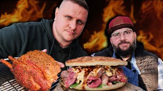 A Steakek Ura🍔🥩Ultimate steak szendó profi módon🤯PiciGurmanBBQGrill [upl. by Draneb67]