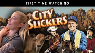 City Slickers  Movie Reaction  First Time Watching [upl. by Medlin]