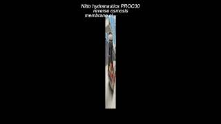 Nitto hydranautics PROC30 reverse osmosis membrane element end plate rapid exhaust technology [upl. by Babcock]