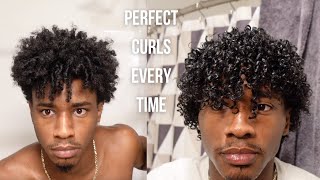 CURLY HAIR ROUTINE 2022  perfect curls every time [upl. by Redleh]