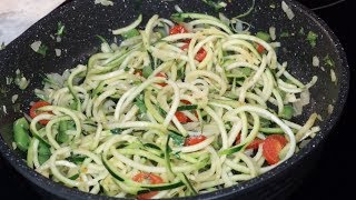 Easy Veggie Zucchini Noodles HEALTHY VEGAN GLUTEN FREE [upl. by Mazurek]