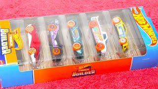 2023 Hot Wheels TRACK BUILDER 5 Pack [upl. by Hannaj559]