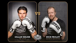 Zuidas Business Boxing Part III  Dillan Meijer vs Nick Frolov [upl. by Rola]