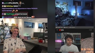 xQc Dies Laughing at xQc reacting to Cheesur Pooping himself Live [upl. by Anawk87]