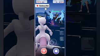 Mewtwo In Pokemon Go Master League  Pokemon Go PVP  Mewtwo Vs Necrozma  shorts short [upl. by Latreshia]