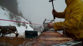 Alaskan Chainsaw Mill Turning Trees into Timber for OffGrid Projects [upl. by Shanna]