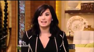 Demi Lovato full Interview on Live with Kelly and Michael 2013 [upl. by Nomyar360]