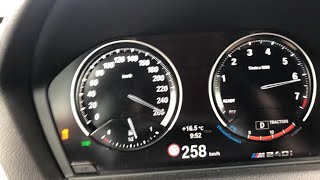 260 KMH Top Speed Run 2017 BMW M240i xDrive Convertible F23 LCI On German Autobahn [upl. by Narib614]