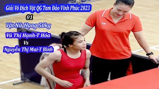 Giải Vô Địch Vật QG Tam Đảo Vĩnh Phúc Năm 2023 Vũ Thị Hạnh T Hóa Vs Ng Thị MaiThái Bình [upl. by Nester]