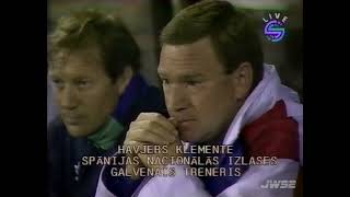 19920923 Latvia 0  Spain 0 Full Match 60fps  1994 FIFA World Cup qualification [upl. by Eelanaj]