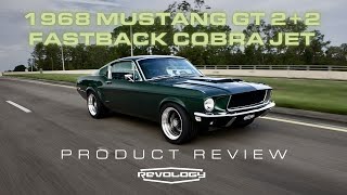 Revology Car Review  1968 Mustang 22 Fastback Cobra Jet in Highland Green Metallic [upl. by Ayanaj]