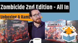 Zombicide 2nd Edition  Unboxing amp Rambling  Coffee Knives amp Zombies [upl. by Ainnek]