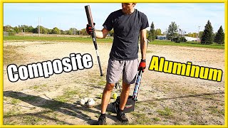 Aluminum vs 100 Composite Slow Pitch Softball Bats Which is Better [upl. by Aisirtap]