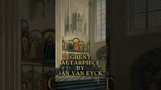 Ghent Altarpiece by Jan van Eyck Oil Painting Masterpiece in Belgium Ghent and Flemish Art 😍 [upl. by Ahsieker313]