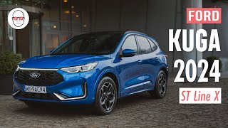 Ford Kuga Hybrid AWD STLine X test PL Pertyn Ględzi [upl. by Lekzehcey378]