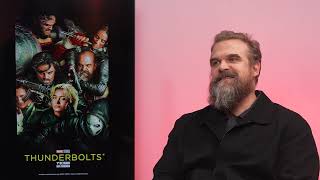 D23 Brazil  Thunderbolts  itw David Harbour Official video [upl. by Yreva156]