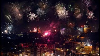 fireworks 2019 test slow motion Amsterdam [upl. by Michel]