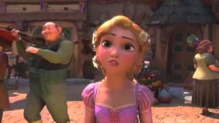 Disney Tangled scene with Michael Jackson Carousel song [upl. by Nnylsor]