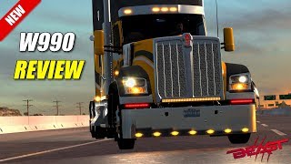 ATS  Kenworth W990 by FRANCK PERU  review [upl. by Annaehs]