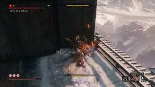 Genichiro Way of Tomoe boss fight NO HEALS NO PROSTHETICS  Sekiro [upl. by Maharba603]