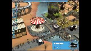 Rollercoaster Tycoon 3 Platinum Episode 14 Playing with Cheat Codes [upl. by Esir]