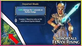 Departed Shade Sword Location Guide  Immortals Fenyx Rising [upl. by Nosnibor]