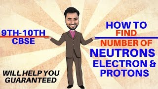 HOW TO FIND NUMBER OF NEUTRONS ELECTRONS AND PROTONS [upl. by Shena]