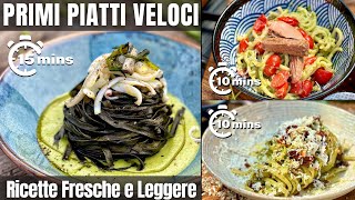 3 PRIMI PIATTI Estivi Veloci e Semplici PER CHI NON HA TEMPO Ricette di Chef Max Mariola [upl. by Victoir]