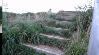 Riding steps on Rodborough common on a mountain bike [upl. by Jarita]