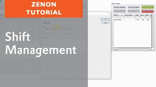 Shift management in zenon [upl. by Adianes]