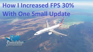 Update DLSS 30 FPS Increase in MSFS  DX12 [upl. by Cheadle]