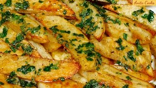 Roasted Garlic Potatoes Recipe [upl. by Hannasus]