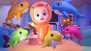 Halloween Baby Shark  Song for Kids  Boo Kids Song amp Nursery Rhymes [upl. by Notnirb]