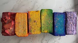 Rainbow Colorations Dyed Gym Chalk Blocks [upl. by Inalan677]