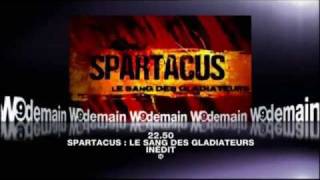 Spartacus Le Sang Des Gladiateurs Demain 22H50 Sur W9 BA [upl. by Ttennej]