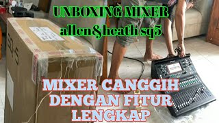 Mixer digital allenampheath sq5 unboxing [upl. by Yesnyl135]