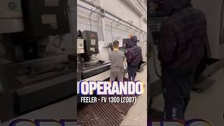 MAQUINA OPERANDO Feeler FV 1300 2007 maquinacnc machine cnc [upl. by Cacilie]