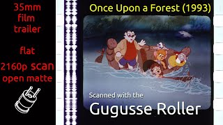 Once Upon a Forest 1993 35mm film trailer flat open matte 2160p rescan [upl. by Hanfurd]