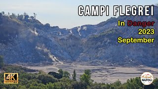 Naples in Danger Vesuvius and Solfatara Volcanoes are becoming active Campi Flegrei Today 4K UHD [upl. by Galatia]