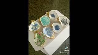 DIY Oyster Shell Ornaments decoupage oystershellart oystershellornaments handmadeprnaments [upl. by Gussy512]