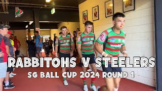 Rabbitohs v Steelers Highlights  SG Ball Cup 2024 Round 1 [upl. by Greysun]