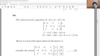 Lecture  124 Spectral Theorem [upl. by Wellington]