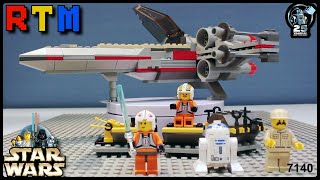 LEGO STAR WARS 7140 LUKES X WING from 1999 25 Year Aniversary of Star Wars Lego part 4 of 13 [upl. by Rusert]