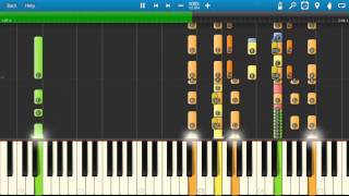 The Persuaders Theme Music  Synthesia Cover  Piano Tutorial [upl. by Gav473]